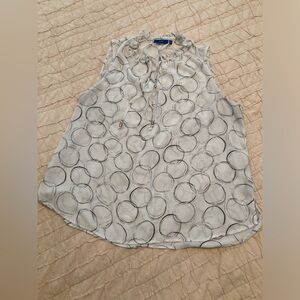 Women’s sheer sleeveless blouse